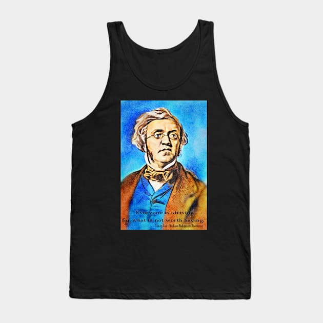 William Makepeace Thackeray Tank Top by DeaglanStudio